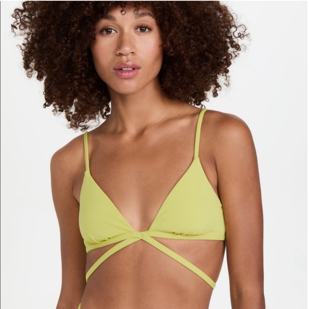 Jonathan Simkhai Harlen Bikini Top Size S NWT